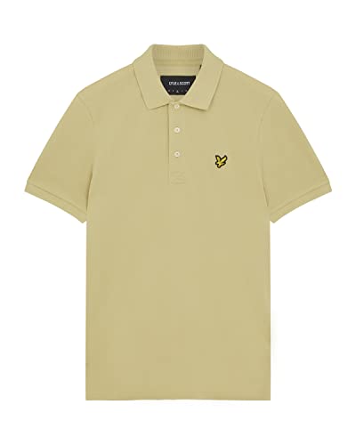 Lyle & Scott Plain Polo Shirt- Baumwoll Poloshirt Herren Kurzarm - EIN einfaches, kurzärmeliges polohemd Herren aus hochwertiger Baumwolle 100%, XS-XXL von Lyle & Scott
