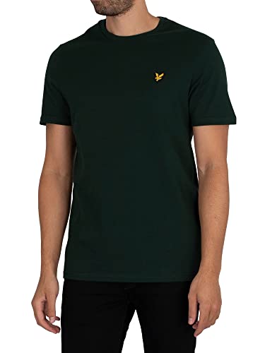 Lyle & Scott T-Shirt Herren | mit Rundhals-Ausschnitt und kurzen Ärmeln | mit goldenem Adler-Logo auf der Brust | XS — XXL… von Lyle & Scott