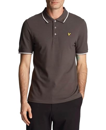 Lyle & Scott Poloshirt Herren - Kurze Ärmel Herren Poloshirt mit bunter Einfassung am Kragen aus hochwertiger Baumwolle mit Elastan | Größen XS-XXL von Lyle & Scott