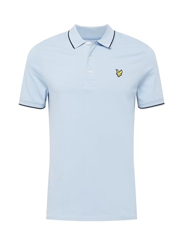 Lyle & Scott Poloshirt Herren - Kurze Ärmel Herren Poloshirt mit bunter Einfassung am Kragen aus hochwertiger Baumwolle mit Elastan | Größen XS-XXL von Lyle & Scott