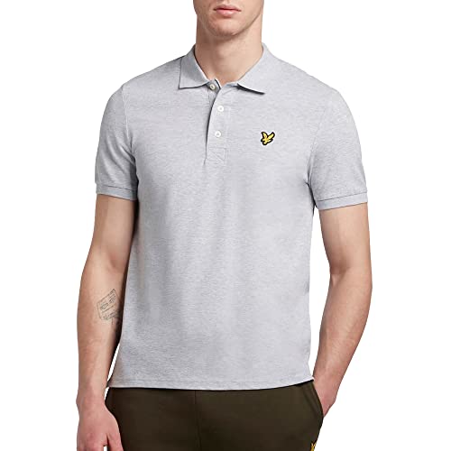 Lyle & Scott Plain Polo Shirt- Baumwoll Poloshirt Herren Kurzarm - EIN einfaches, kurzärmeliges polohemd Herren aus hochwertiger Baumwolle 100%, XS-XXL von Lyle & Scott