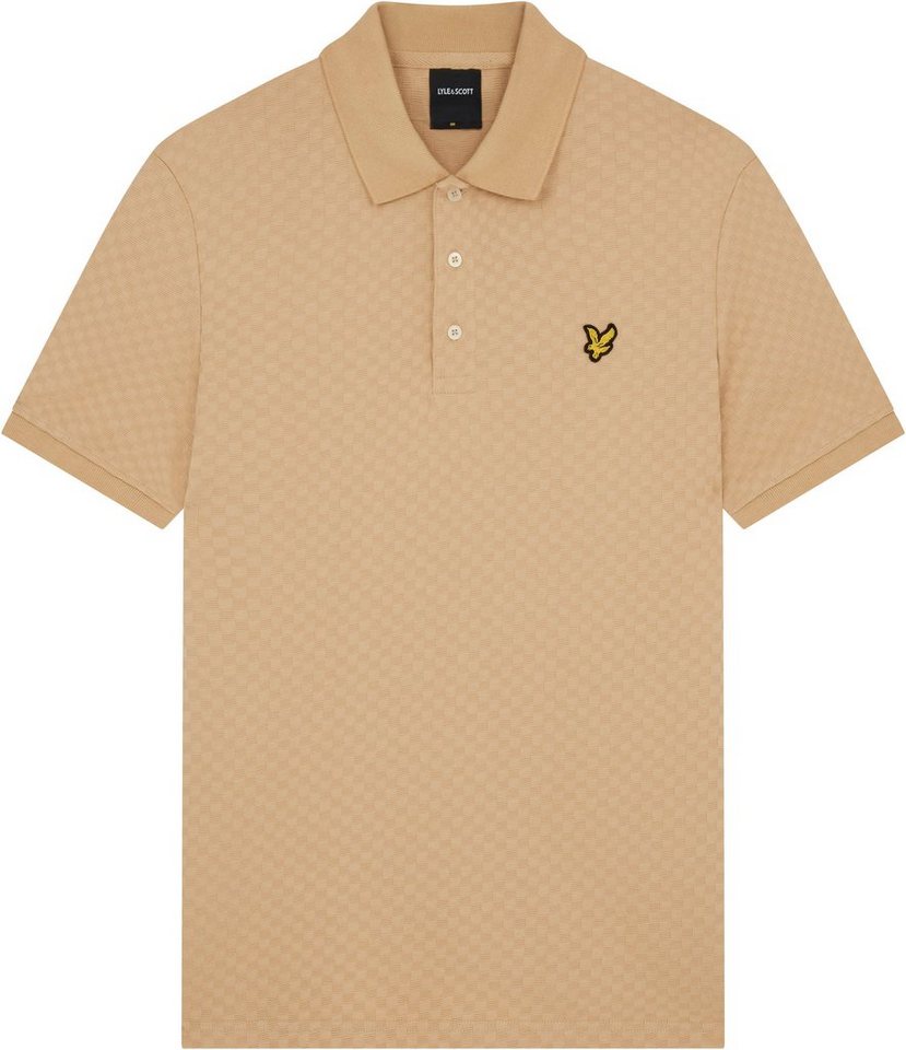 Lyle & Scott Poloshirt mit Logostickerei auf der Brust von Lyle & Scott