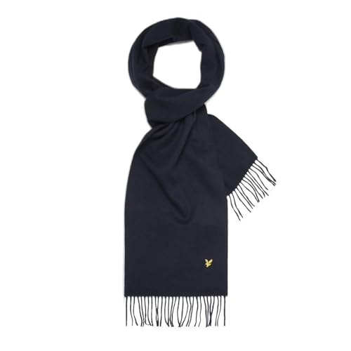 Lyle & Scott Schal - Lambswool schals für Damen und Herren, Modischer, Winter schal ist Wärmend & Hautfreundlich aus 100% Schafwolle einfarbig mit Adler-Logo. von Lyle & Scott