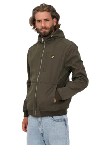 Lyle & Scott Softshell Jacke Herren oliv/schwarz, XXL von Lyle & Scott