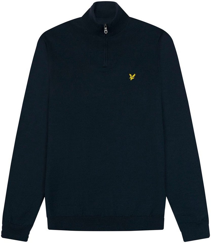 Lyle & Scott Stehkragenpullover mit Logostickerei auf der Brust von Lyle & Scott