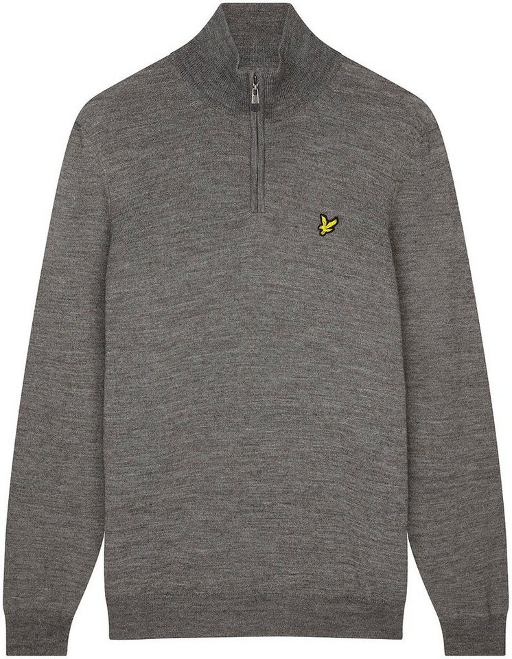 Lyle & Scott Stehkragenpullover mit Logostickerei auf der Brust von Lyle & Scott