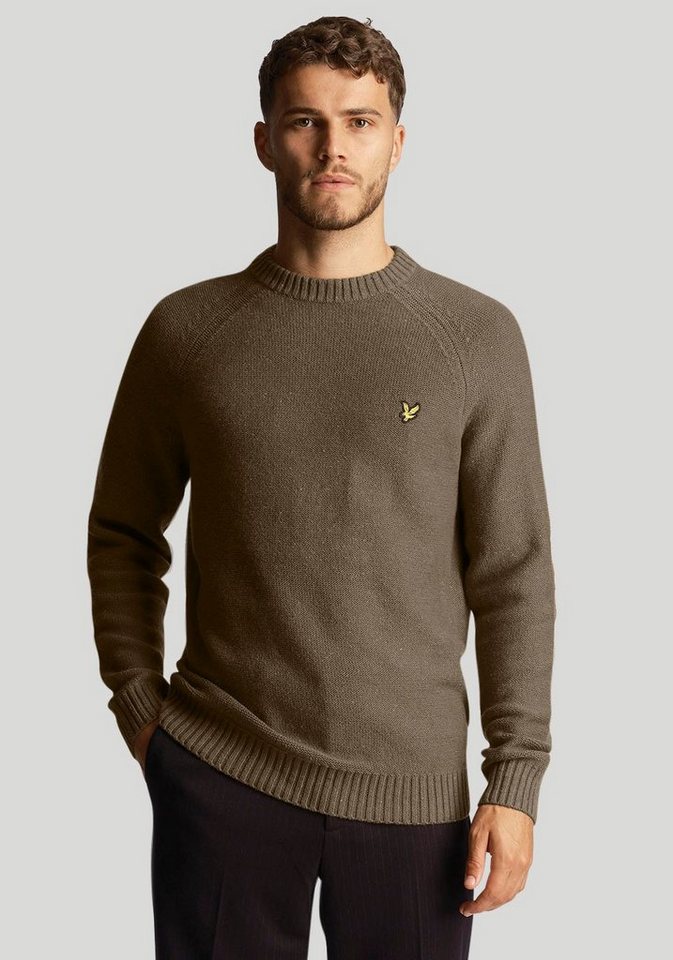 Lyle & Scott Strickpullover mit Logostickerei von Lyle & Scott