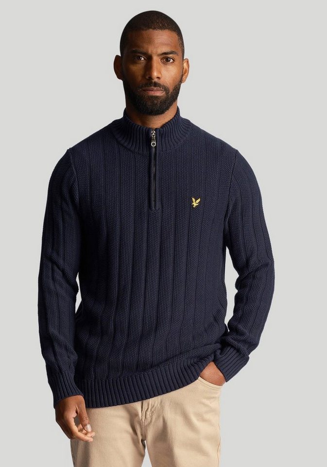 Lyle & Scott Strickpullover mit Stehkragen von Lyle & Scott