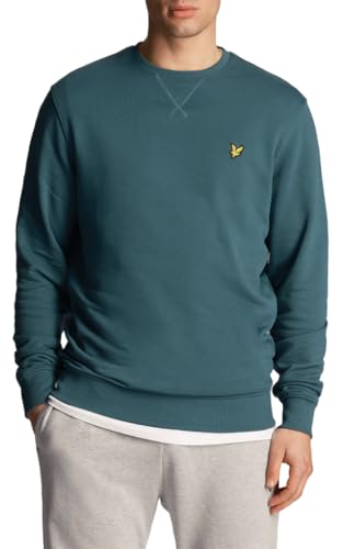 Lyle & Scott Sweatshirt für Herren - Premium Classic Crew Neck Rundhals Sweatshirt, Basic Langarm Pullover ohne Kapuze von Lyle & Scott