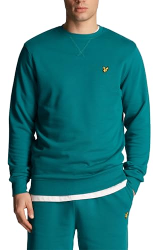 Lyle & Scott Sweatshirt für Herren - Premium Classic Crew Neck Rundhals Sweatshirt, Basic Langarm Pullover ohne Kapuze von Lyle & Scott
