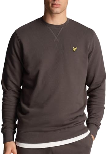 Lyle & Scott Sweatshirt für Männer - Klassisches hochwertiges Herren Pullover mit Rundhalsausschnitt, Schlichter, langärmeliger ohne Kapuze, 100% Baumwolle, XS-XXL von Lyle & Scott