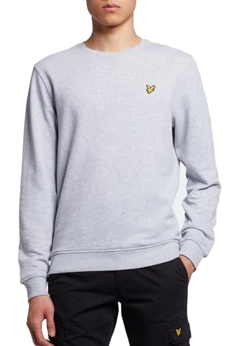 Lyle & Scott Sweatshirt für Männer - Klassisches hochwertiges Herren Pullover mit Rundhalsausschnitt, Schlichter, langärmeliger ohne Kapuze, 100% Baumwolle, XS-XXL von Lyle & Scott