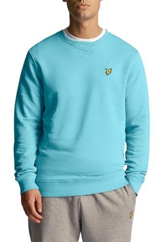 Lyle & Scott Sweatshirt für Männer - Klassisches hochwertiges Herren Pullover mit Rundhalsausschnitt, Schlichter, langärmeliger ohne Kapuze, 100% Baumwolle, XS-XXL von Lyle & Scott