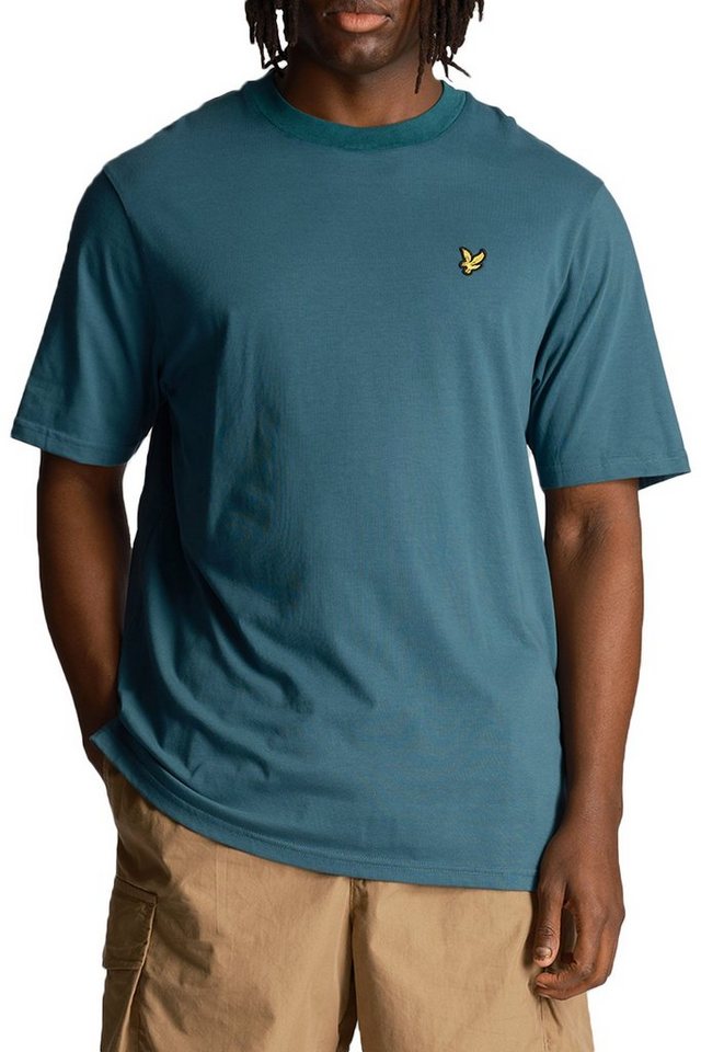 Lyle & Scott T-Shirt Baumwolle, Mit Logo Und Rundhalsausschnitt von Lyle & Scott