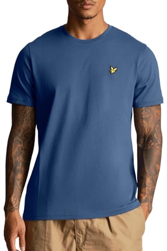 Lyle & Scott T-Shirt Herren | mit Rundhals-Ausschnitt und kurzen Ärmeln | mit goldenem Adler-Logo auf der Brust | XS — XXL… von Lyle & Scott