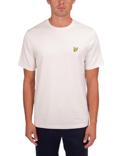 Lyle & Scott T-Shirt Herren | mit Rundhals-Ausschnitt und kurzen Ärmeln | mit goldenem Adler-Logo auf der Brust | XS - XXL von Lyle & Scott