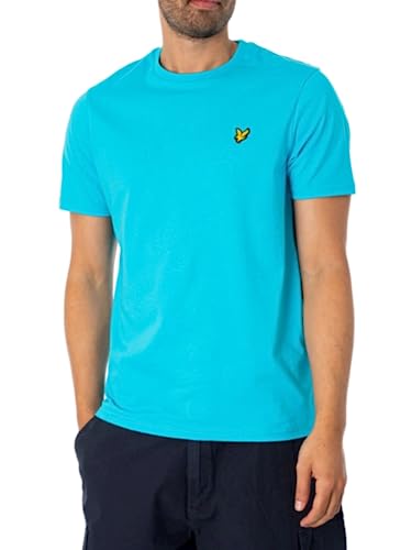 Lyle & Scott T-Shirt Herren | mit Rundhals-Ausschnitt und kurzen Ärmeln | mit goldenem Adler-Logo auf der Brust | XS - XXL von Lyle & Scott