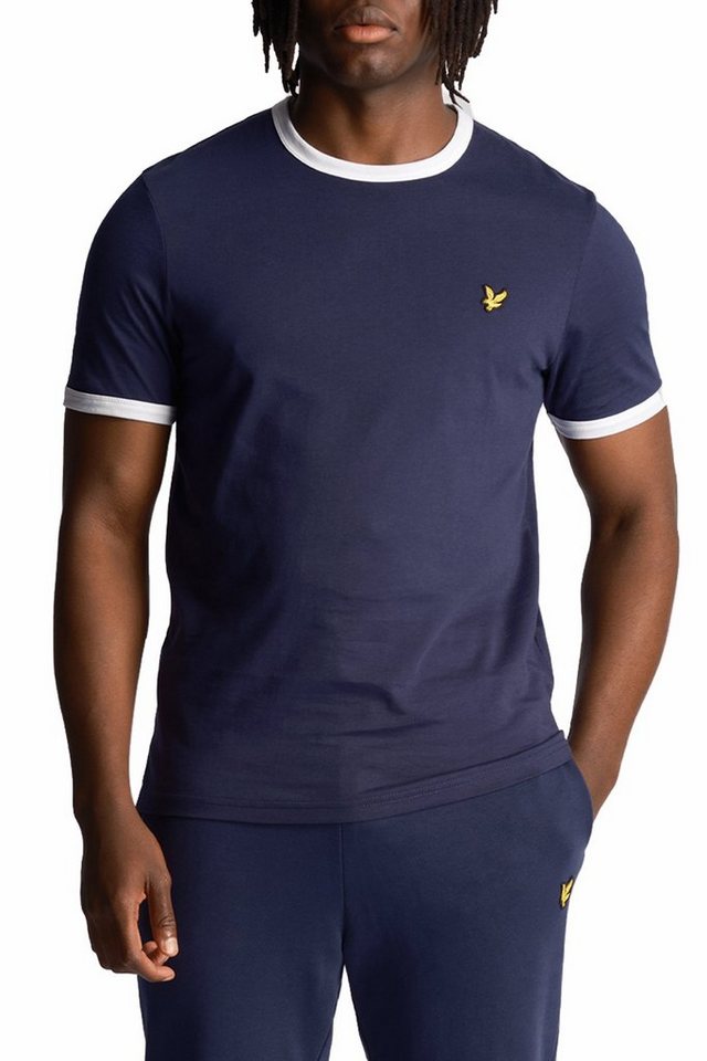 Lyle & Scott T-Shirt Mit Kontrastierender Zierleiste von Lyle & Scott