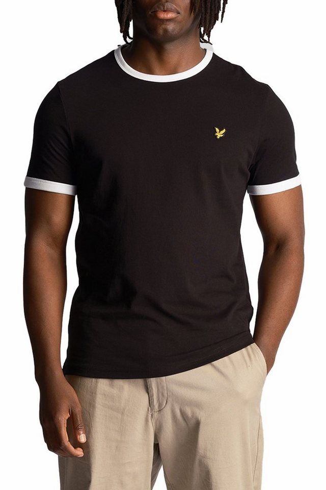 Lyle & Scott T-Shirt Mit Kontrastierender Zierleiste von Lyle & Scott