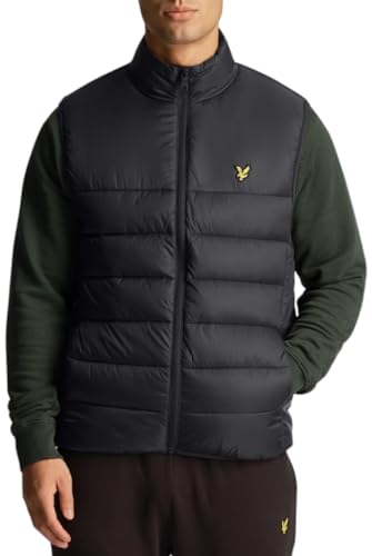 Lyle & Scott Weste Herren | Steppweste Herren mit Reißverschluss | Bequeme Arbeitsweste Herren ohne Kapuze | S-XXL von Lyle & Scott