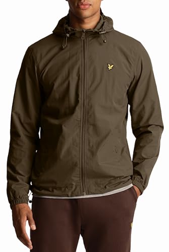 Lyle & Scott lässige Jacke Herren - Zip Through Hooded Jacket in den Größen XS -XXL - Eine leichte Kapuzenjacke für einen bequemen Look bei jedem Wetter von Lyle & Scott