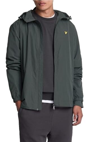 Lyle & Scott lässige Jacke Herren - Zip Through Hooded Jacket in den Größen XS -XXL - Eine leichte Kapuzenjacke für einen bequemen Look bei jedem Wetter von Lyle & Scott