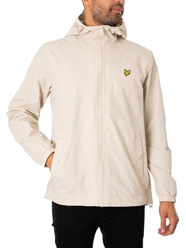 Lyle & Scott lässige Jacke Herren - Zip Through Hooded Jacket in den Größen XS -XXL - Eine leichte Kapuzenjacke für einen bequemen Look bei jedem Wetter von Lyle & Scott