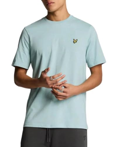 T-SHIRT Uomo LYLE & SCOTT 1874 TS400VOG PLAIN X580 FUTURE BLUE von Lyle & Scott