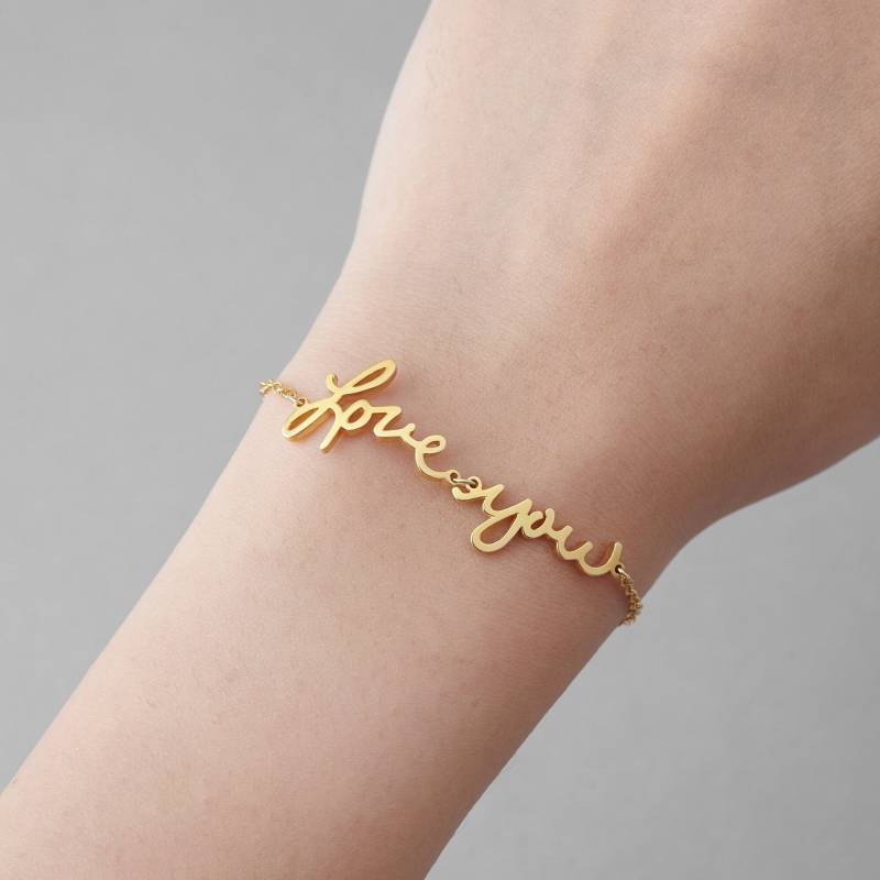 Echte Signatur Armband, Benutzerdefinierte Mutter Geschenk Für Tochter, Handschrift Gedenkgeschenke Den Verlust Der Mutter, Cut-Out von LymGifts