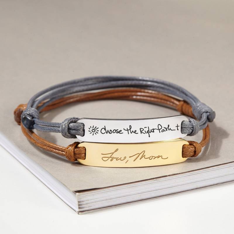 Personalisierter Handschrift-Schmuck, Tochter-Geschenk Von Mama, Signatur-Armband, Erinnerungsschmuck, Graviertes Echtes Handschrift-Armband von LymGifts