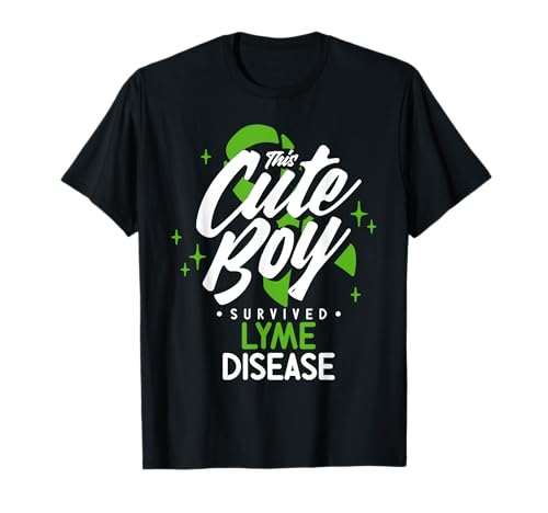 This Cute Boy Survived Lyme Disease T-Shirt This Cute Boy Survived Lyme Disease T-Shirt von Lyme Disease