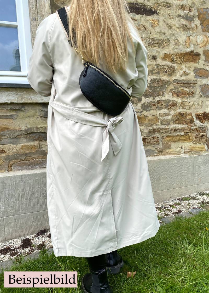 Damen Italy Leder Umhängetasche Hüfttasche Bauchtaschen-Set Schultertasche Gürtel Tasche Crossbody Handtasche Pochette Mit Trageriemen von LymiardeVintageShop