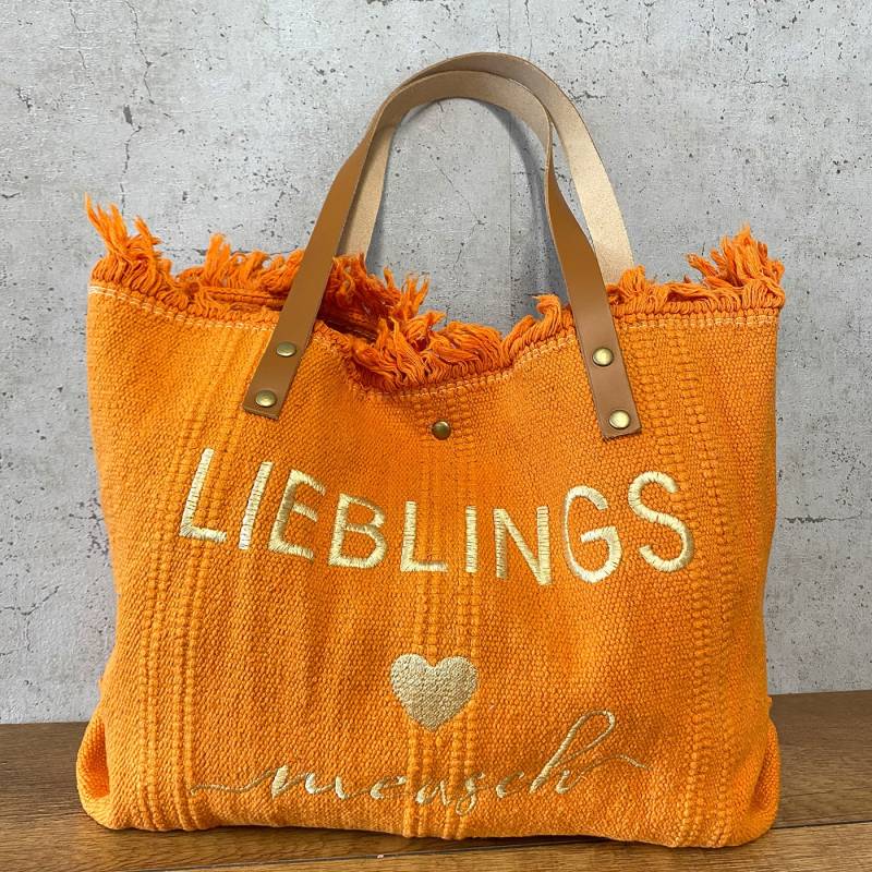 xxl Strandtasche Boho Shopper Mit Fransen - Lieblingsmensch Geschenk Große Sommertasche, Hippie Style, Tragetasche Für Strand & Einkauf von LymiardeVintageShop