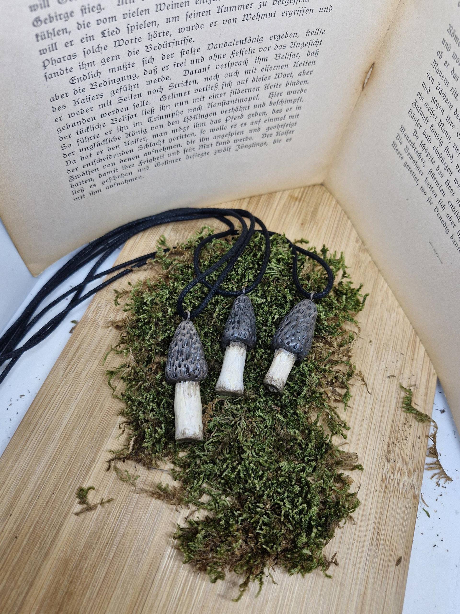 Morchel Anhänger -/Schmuck Pilze Fantasy Morchel Anhänger -/Schmuck Pilze Fantasy von LyncasCreations