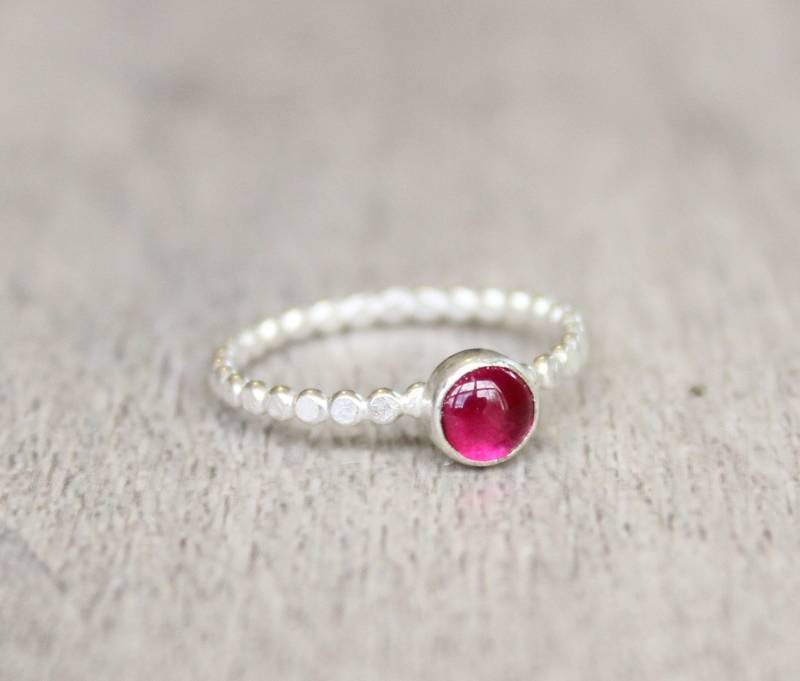 sterling Silber Labrador Rubin Ring Lünette Set Juli Geburtsstein von LyndyLouDesigns