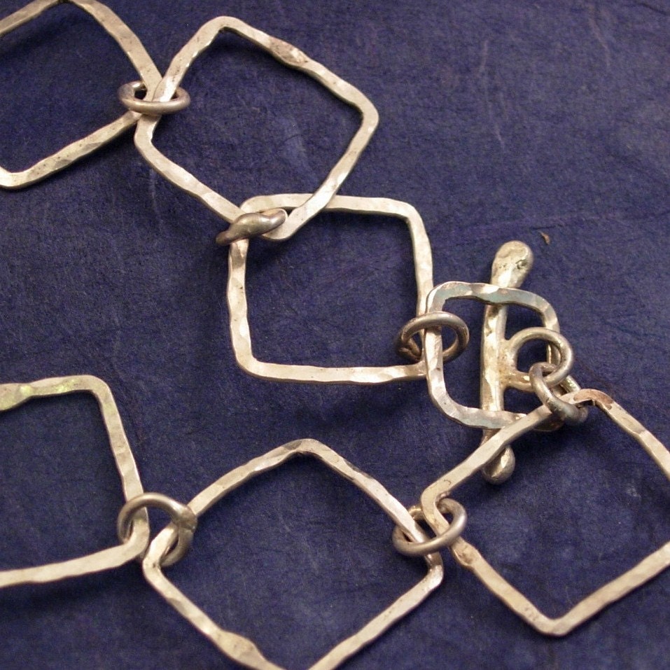 sterling Silber Gliederketten Armband sterling Silber Gliederketten Armband von LynetteFast