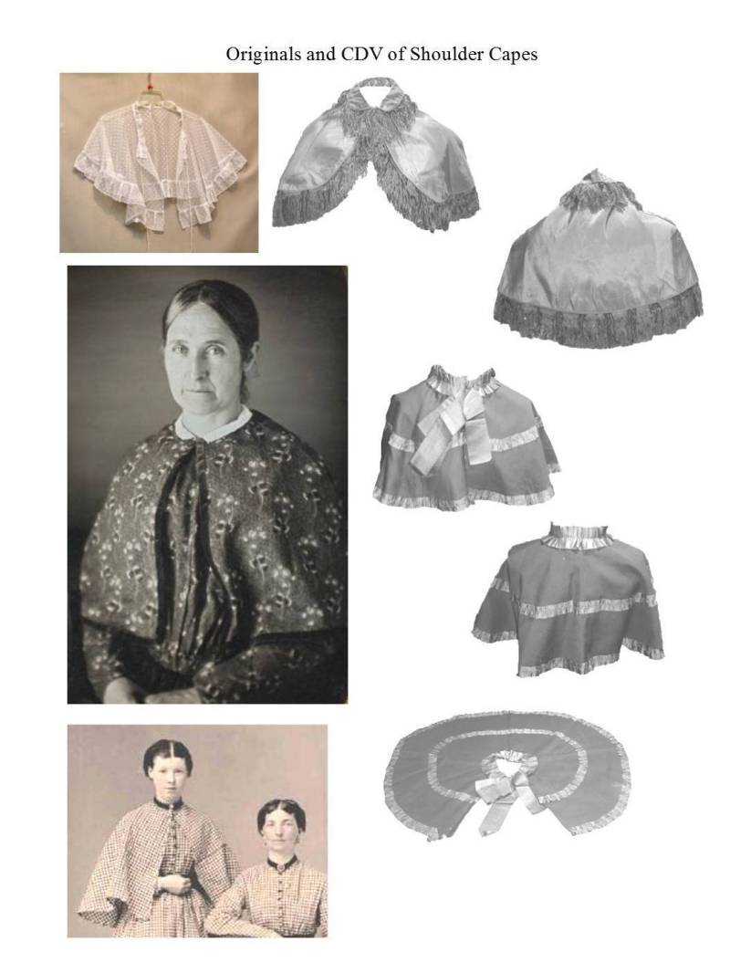 Umhänge Cape/ 19Th Century Umhang Cape Muster/ Zeitlose Maschen Schnittmuster Tso - 405 Schulter Cape von Lynnesewingcorner