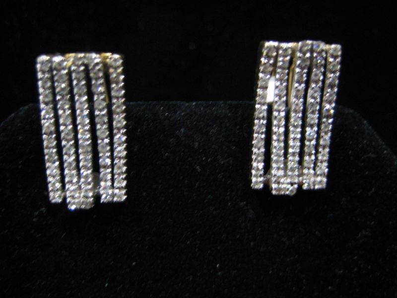 Diamant Ohrringe in 14K Gold Diamant Ohrringe in 14K Gold von LynsEstateJewelry