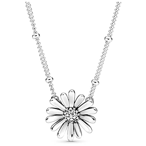 LynsEt Halskette Herren Funkelnde Collier United Regal Crown Hearts Daisy Blume Halskette for 925 Silber Charme DIY Schmuck Halskette Damen (Material : 6) von LynsEt