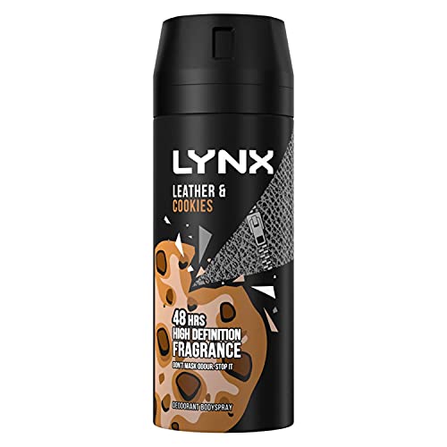 Lynx Collision Leather Plus Cookies Körperspray für Herren, 150 ml von Lynx