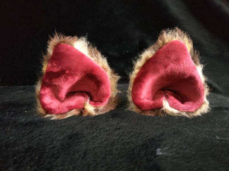 Leopard-Clip in Kostüm Tier Ohren Waschbare Pelzige Flauschige Kätzchen Katze von LynxandHound