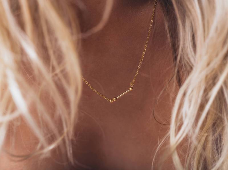 Personalisierte Gold Filled Morse-Code Halskette Geheime Nachricht Schmuck Personalisierte Gold Filled Morse-Code Halskette Geheime Nachricht Schmuck von LyonAndFeather