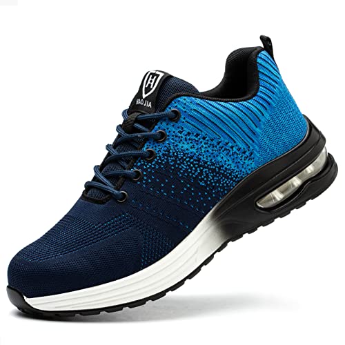 Lyoridra Arbeitsschuhe Herren Sicherheitsschuhe Damen S3 Leicht Sportlich Stahlkappenschuhe Atmungsaktive Stahlkappen Sneaker von Lyoridra