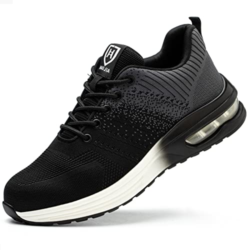 Lyoridra Arbeitsschuhe Herren Sicherheitsschuhe Damen S3 Leicht Sportlich Stahlkappenschuhe Atmungsaktive Stahlkappen Sneaker von Lyoridra