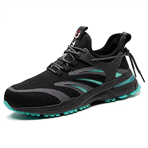 Lyoridra Sicherheitsschuhe Herren Arbeitsschuhe Damen S3 Leicht Sportlich Atmungsaktiv Schutzschuhe mit Stahlkappe Sneaker Gr.36-46 von Lyoridra