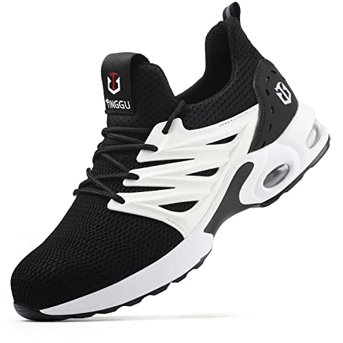 Lyoridra Sicherheitsschuhe Herren Arbeitsschuhe Damen S3 Leicht Sportlich Atmungsaktive Stahlkappenschuhe rutschfeste Stahlkappe Sneaker von Lyoridra
