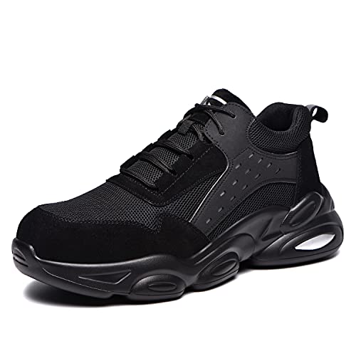 Lyoridra Sicherheitsschuhe Herren Damen Arbeitsschuhe S3 Leicht Sportlich Schutzschuhe Stahlkappe Sneaker Gr.36-47 von Lyoridra