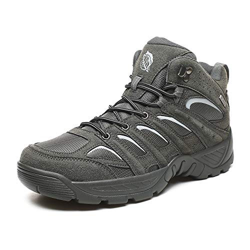 Lyoridra Wanderschuhe Herren Trekkingschuhe Leicht Atmungsaktiv Kampfstiefel Outdoor Wanderstiefel Gr. 40-46 von Lyoridra