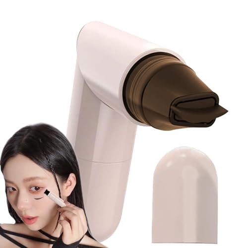 Eyelinerstempel,IntegrierterrotierenderEyeliner-Stempel-Stift,doppelköpfiger Flüssiger Eyeliner-Stift Mit Wischschutz, Wasserfester Ganztägiger Liner Makeup Winged Eyeliner-A von Lyoveu