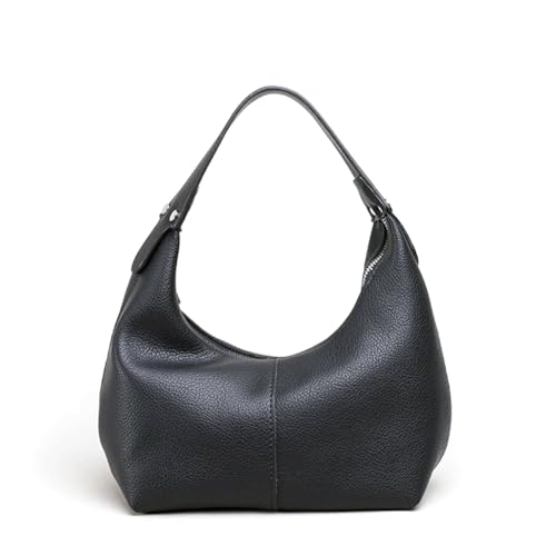 Lyoveu Damen UmhäNgetasche Polone Tasche Klein Hobo Handtaschen Pu Moderner PopuläRer Stil (Black) von Lyoveu